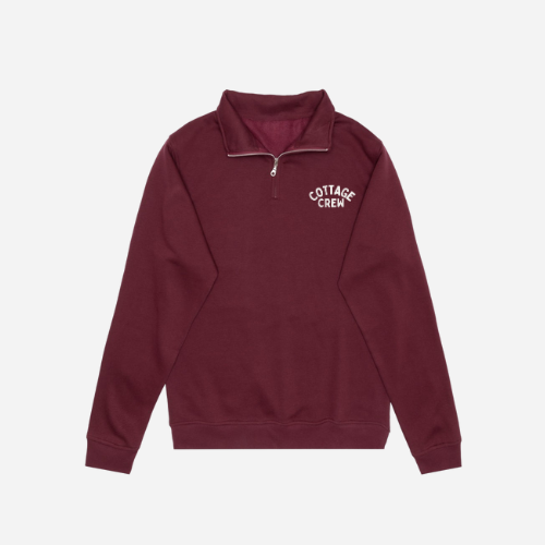 Cottage Crew Quarter Zip Sweatshirt