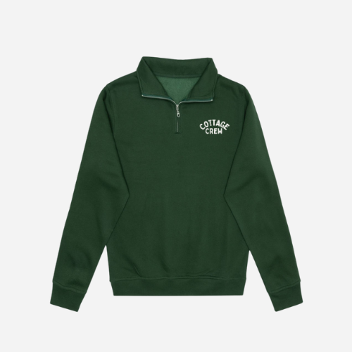 Cottage Crew Quarter Zip Sweatshirt