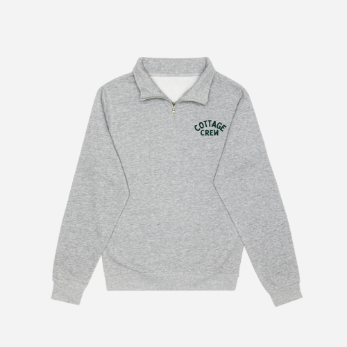 Cottage Crew Quarter Zip Sweatshirt